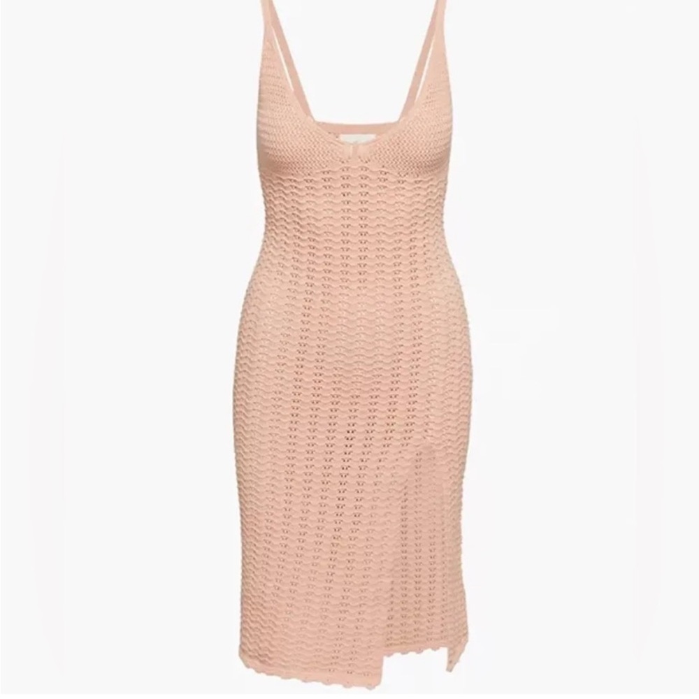 Aritzia Wilfred Evie Crochet Midi Dress Sz XS